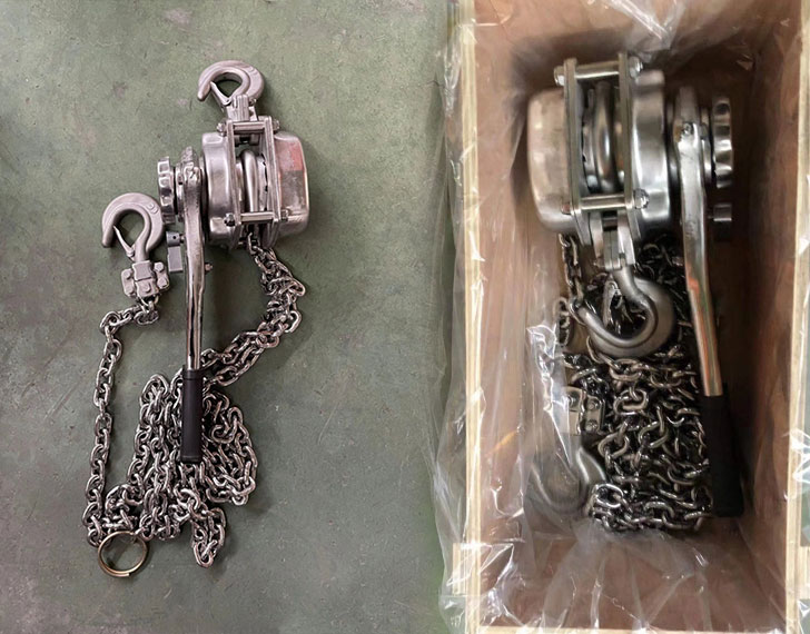 不锈钢手扳葫芦